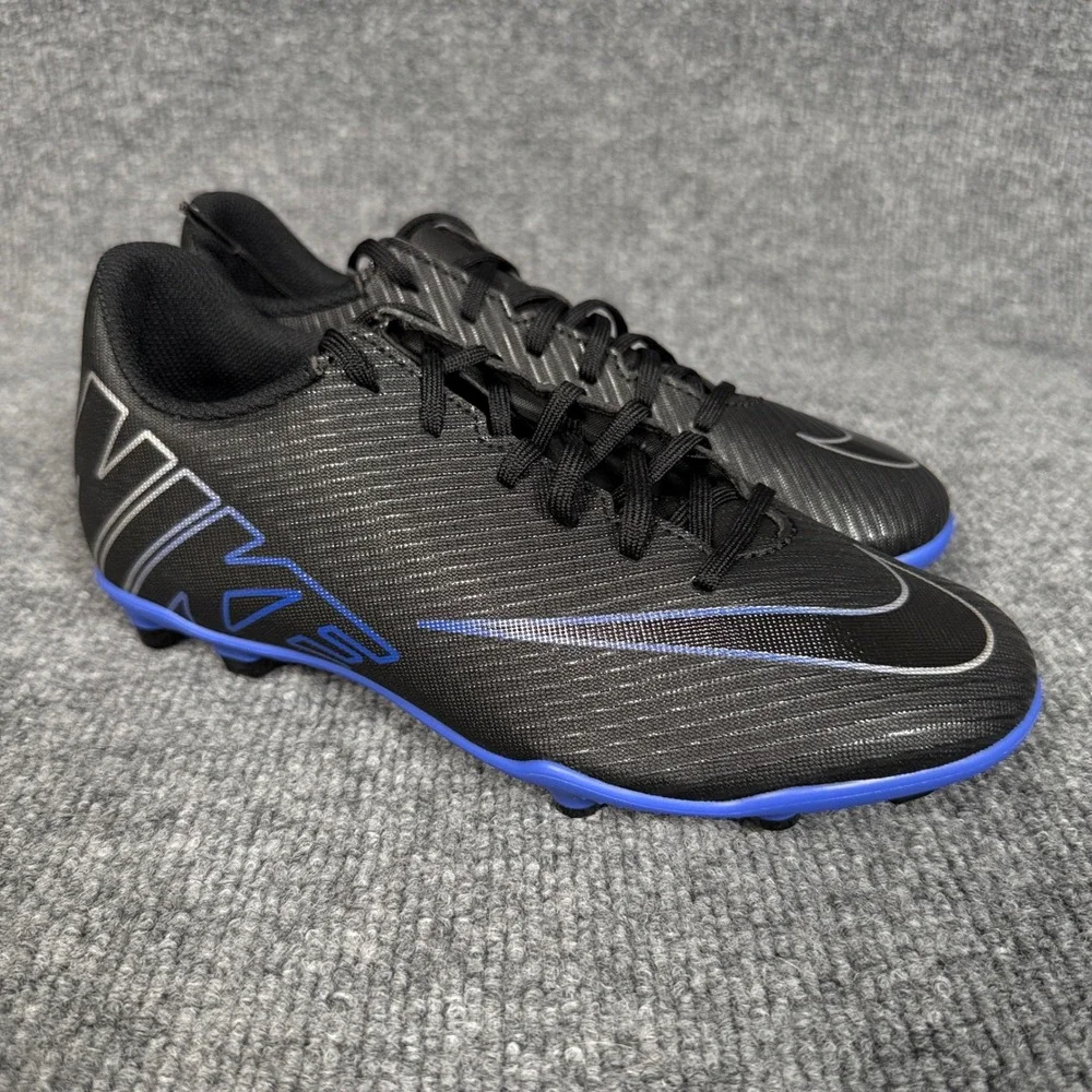 Nike Youth 5Y Mercurial Vapor 15 Shoes Black Club FG Soccer Cleats DJ5958-040 - Picture 1 of 7
